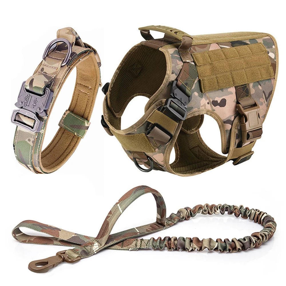 Large Dog Harness And Leash Training Walking Vest Dog Harness And Collar For Medium Large Dogs