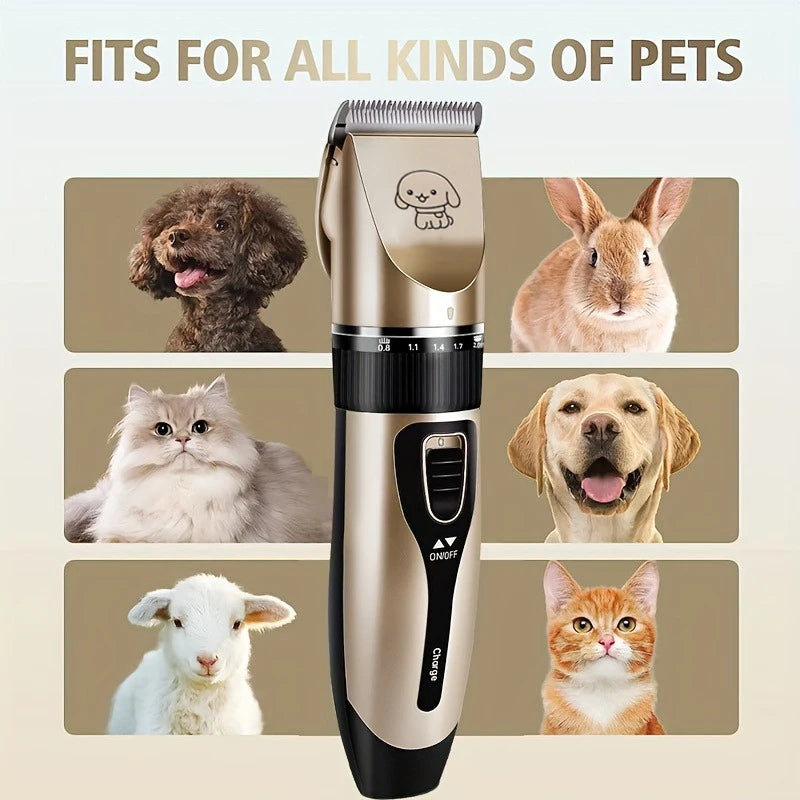 Pet Hair Trimmer Kit Electric Precision Clippers Perfect for Professional Grooming at Home