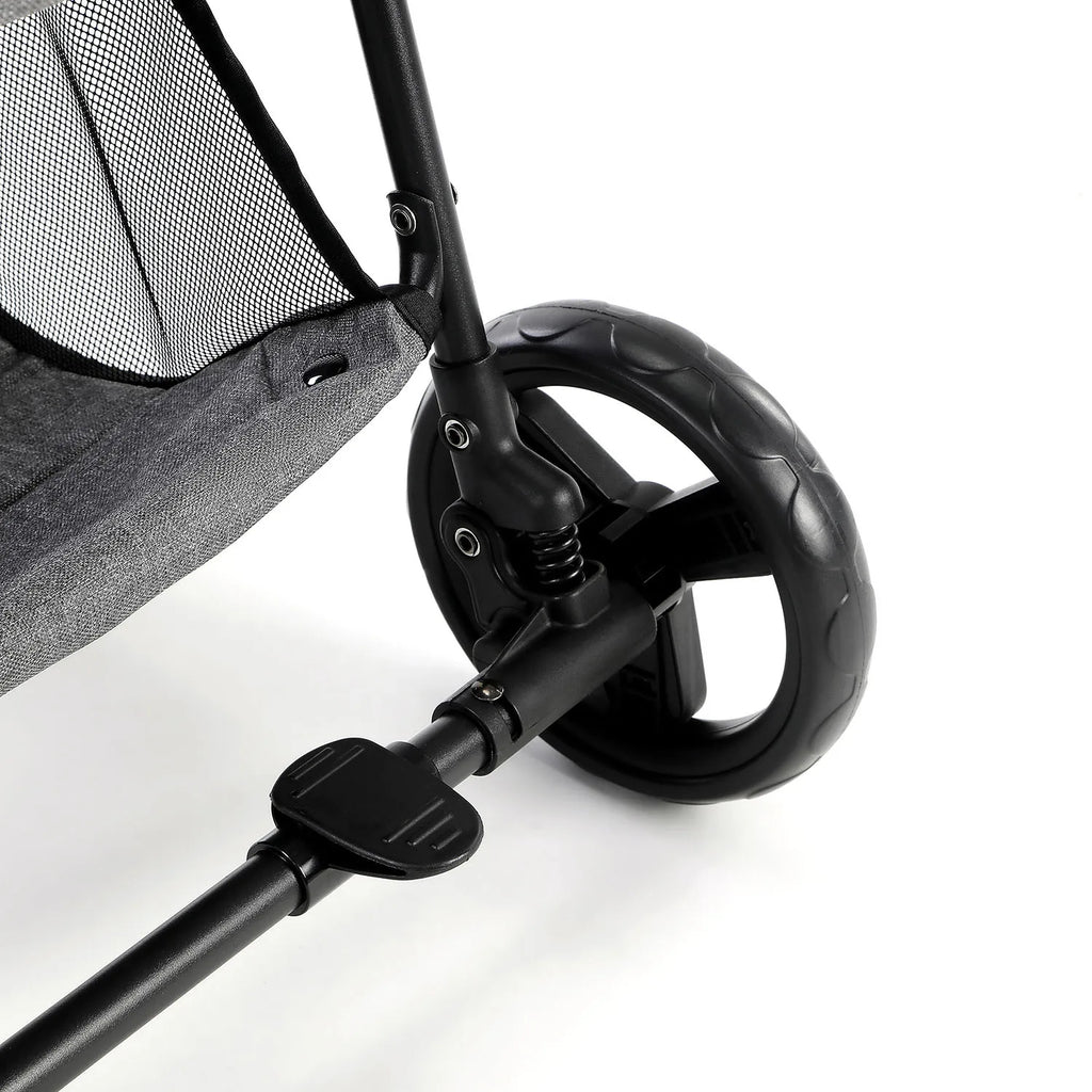 3 in 1 Pet Stroller with Removable Carrier, Folding, Waterproof, All-Terrain, with Sun Screen
