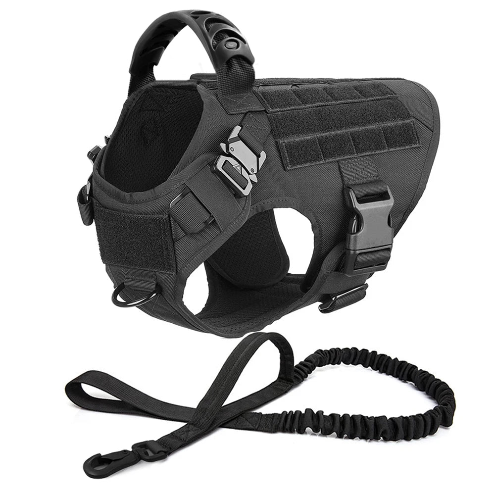 Large Dog Harness And Leash Training Walking Vest Dog Harness And Collar For Medium Large Dogs