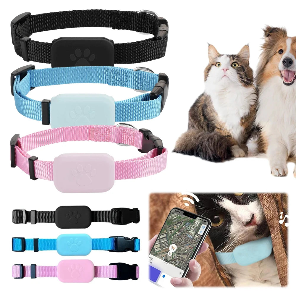 Pet GPS Tracker with Adjustable Collar Smart Locator