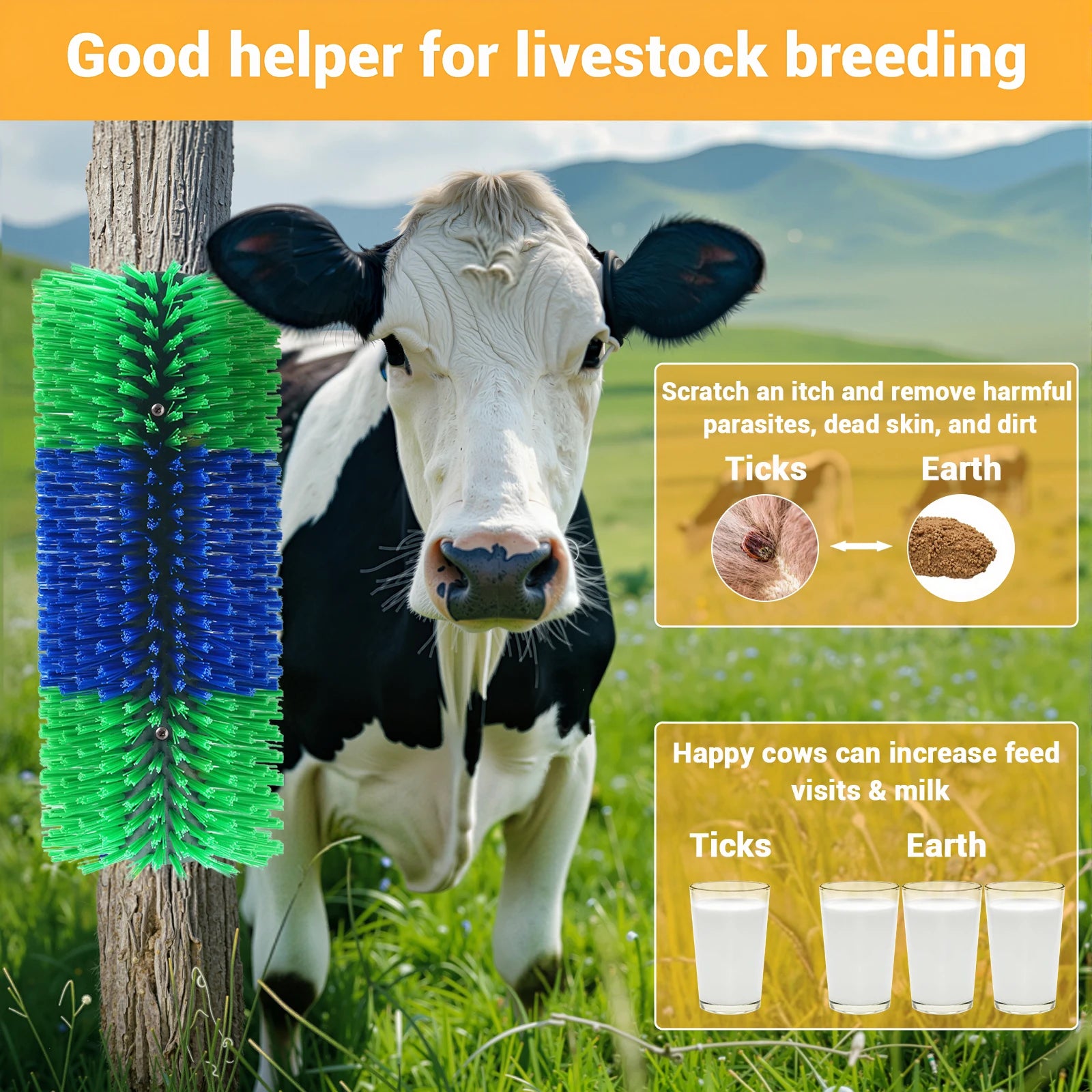 Livestock Scratch Brushes