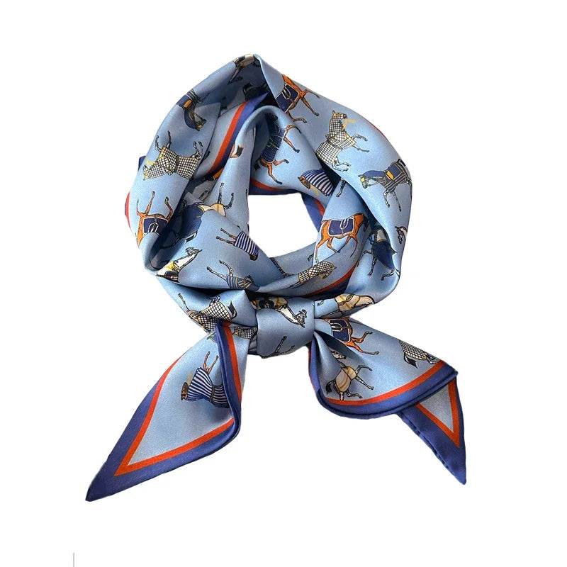 Luxry Horse Design Women Scarf Silk Scarf