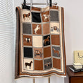 Luxury Warm Poncho Cashmere Winter Scarf, Shawl, Wrap
