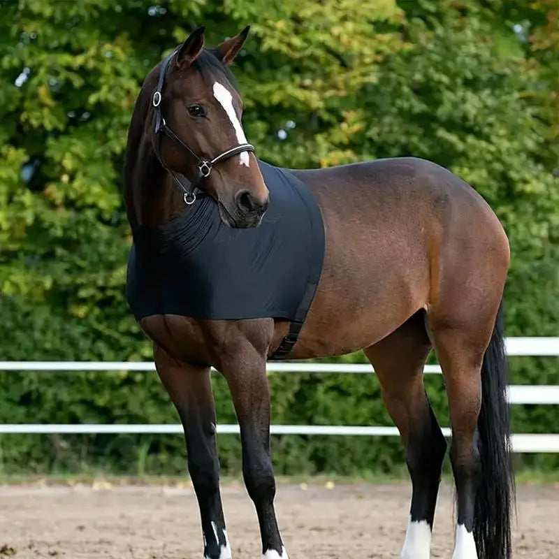 Horse Neck Cover Shoulder Pads Breathable Vests