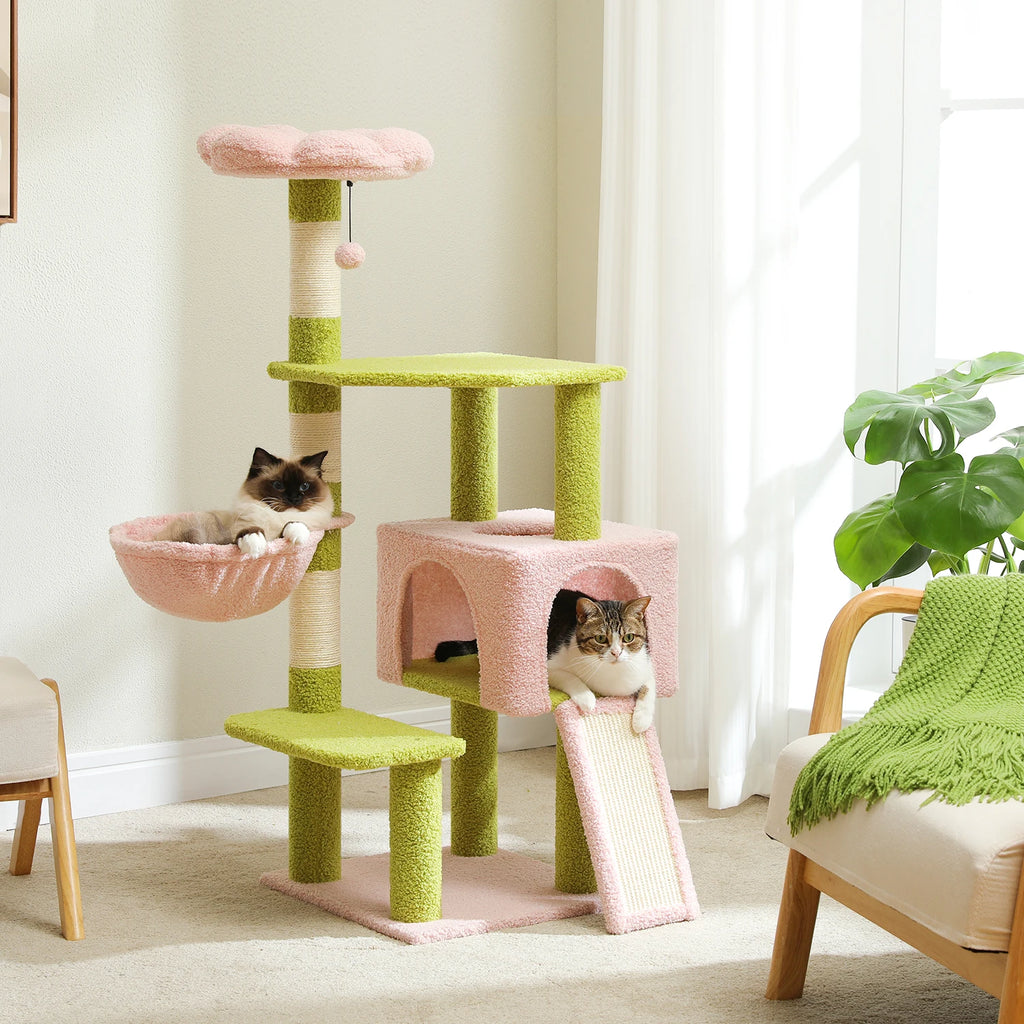 Cat Tree Multi-Level with Sisal Covered Scratching Posts