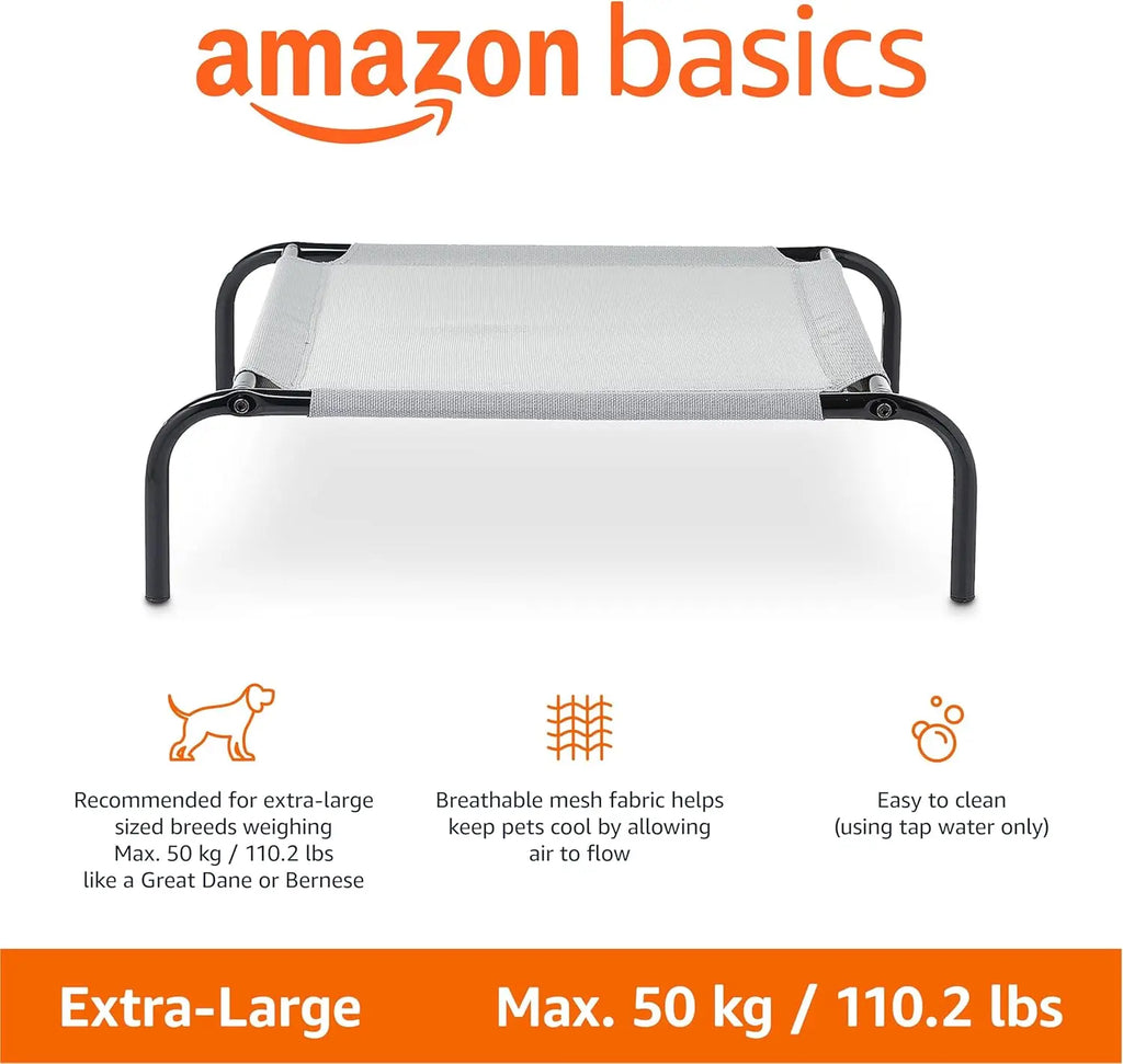 Elevated Cooling Breathable Pet Bed for Large Dogs
