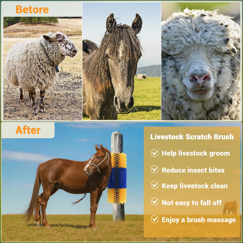 Livestock Scratch Brushes