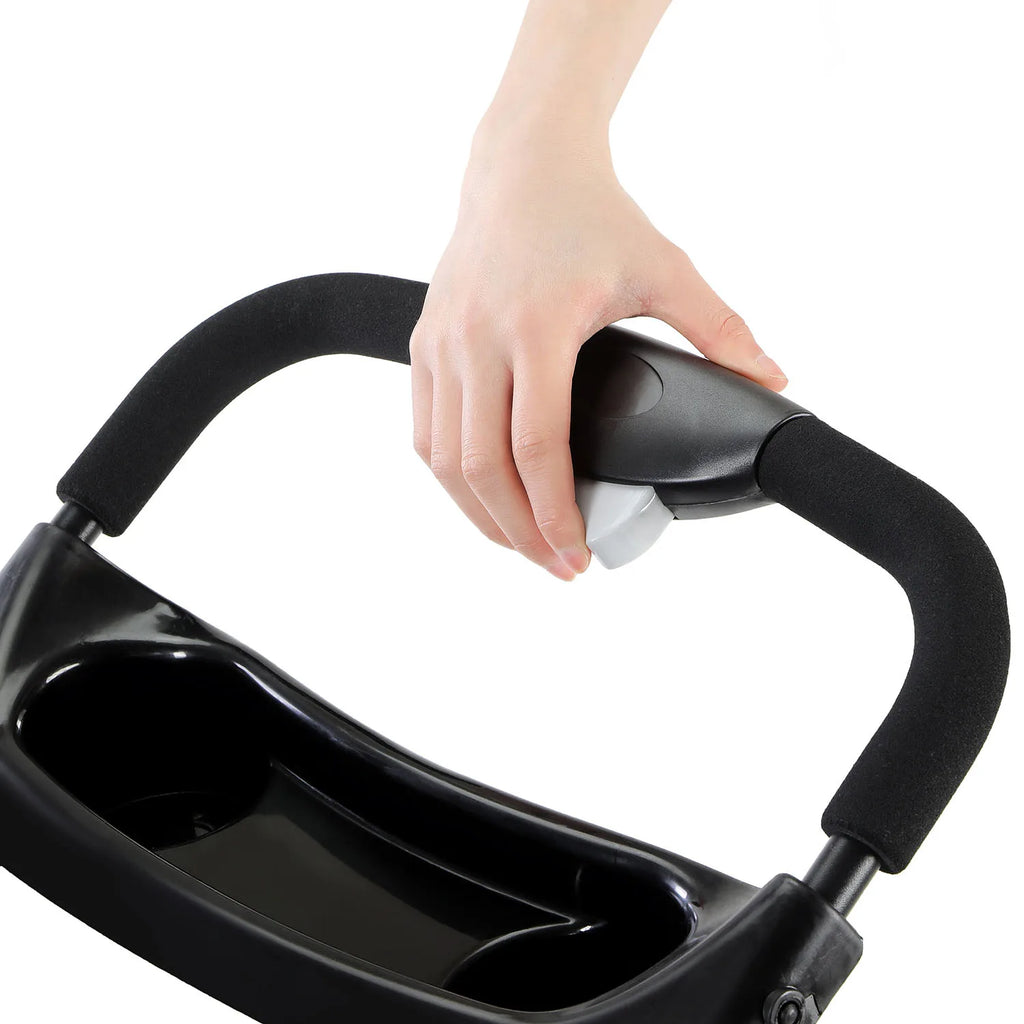 3 in 1 Pet Stroller with Removable Carrier, Folding, Waterproof, All-Terrain, with Sun Screen
