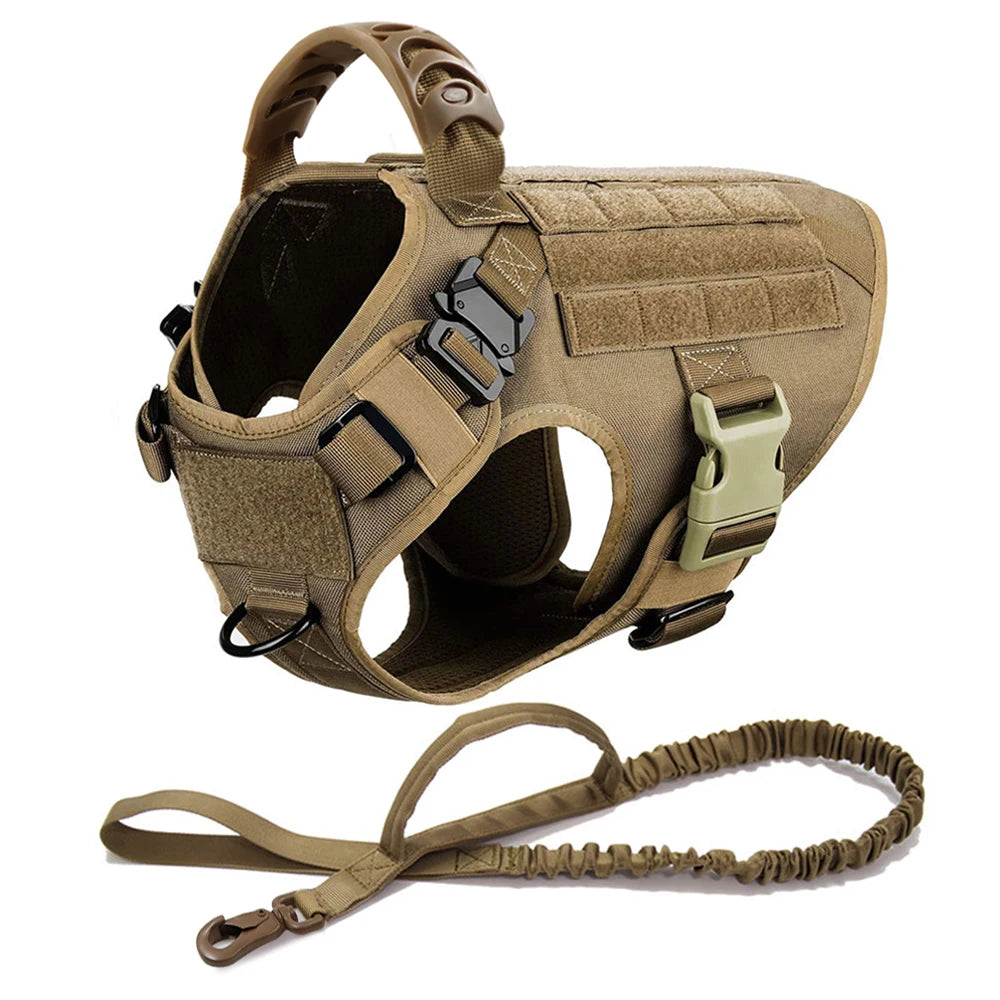 Large Dog Harness And Leash Training Walking Vest Dog Harness And Collar For Medium Large Dogs