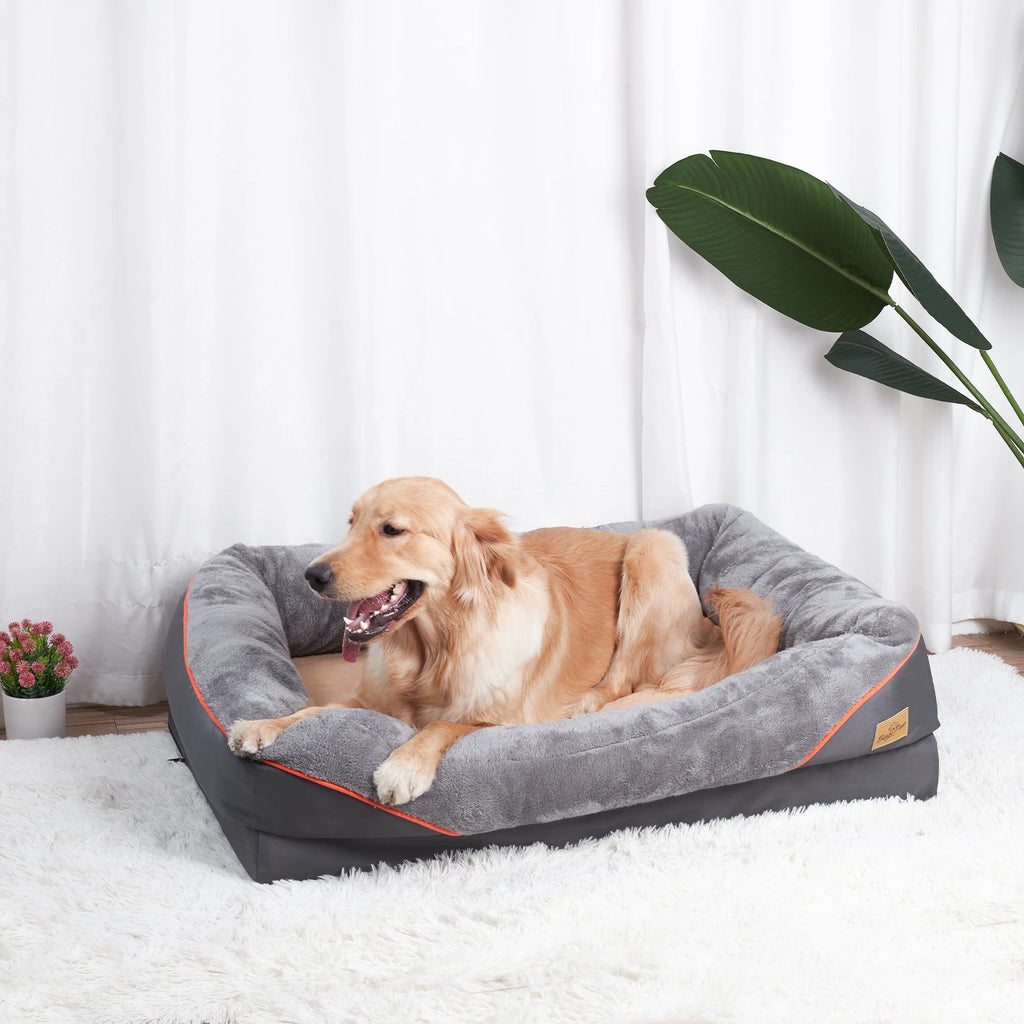 Large Dog Bed Soft Comfortable Anti Allergy Warm Fleece Removable Washable Cover
