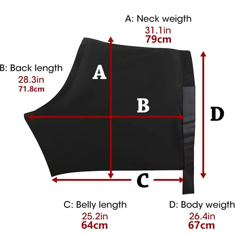 Horse Neck Cover Shoulder Pads Breathable Vests