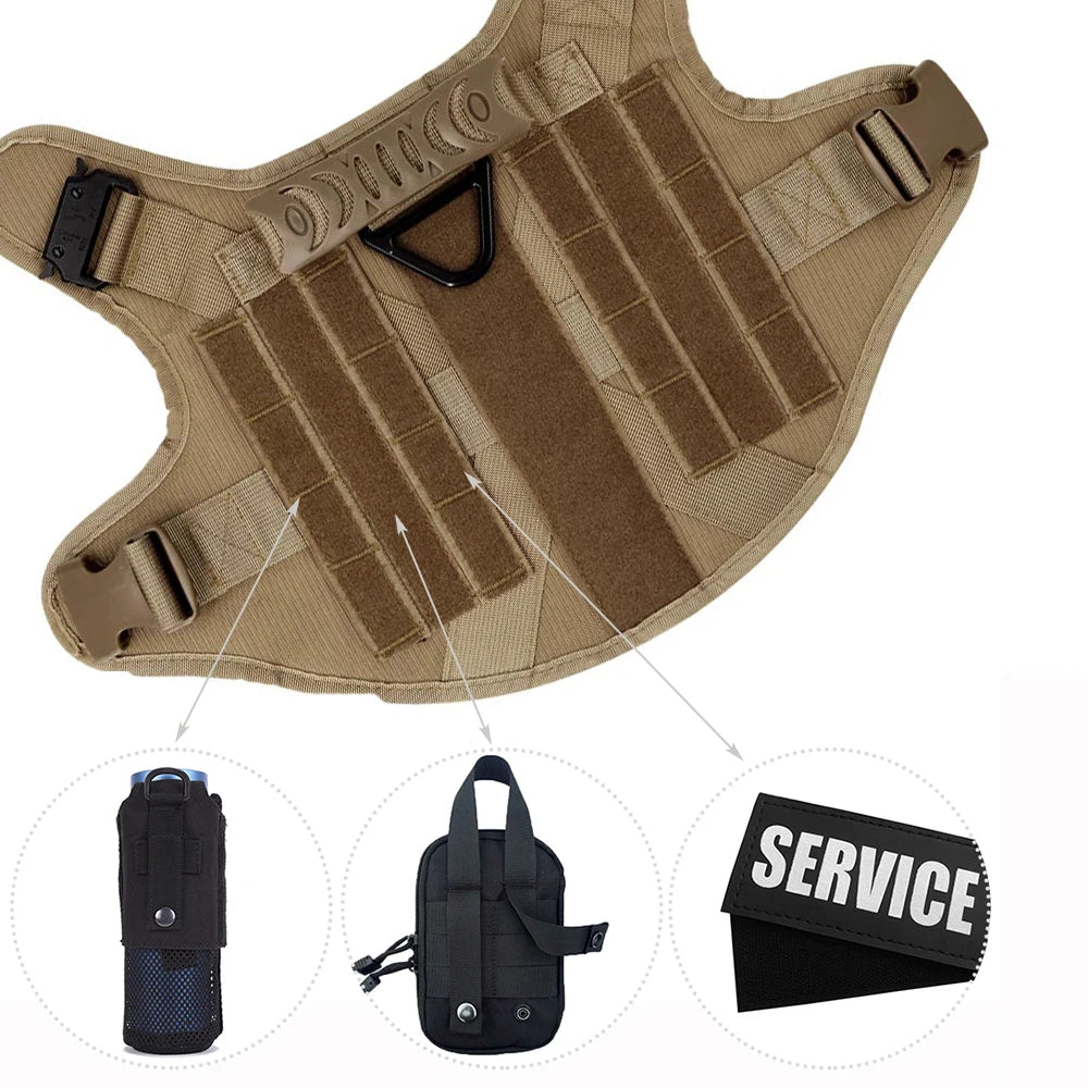 Large Dog Harness And Leash Training Walking Vest Dog Harness And Collar For Medium Large Dogs