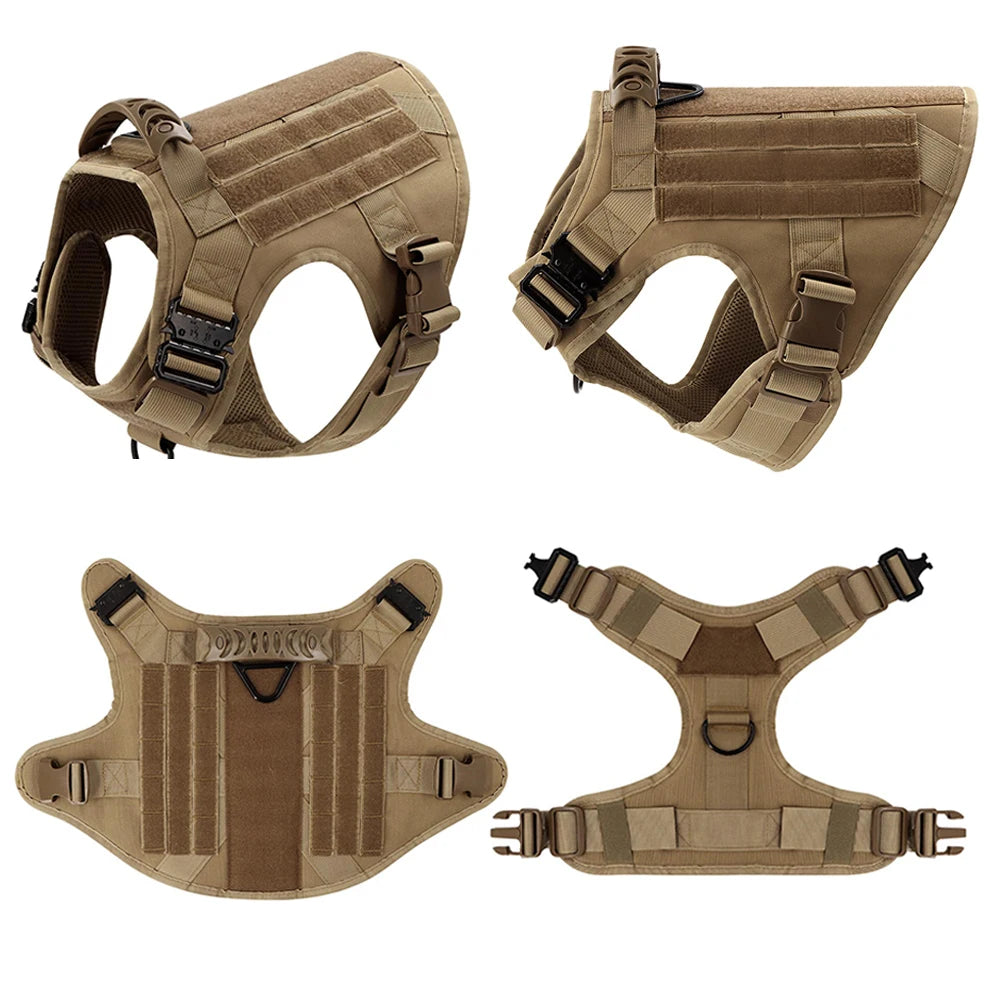 Large Dog Harness And Leash Training Walking Vest Dog Harness And Collar For Medium Large Dogs