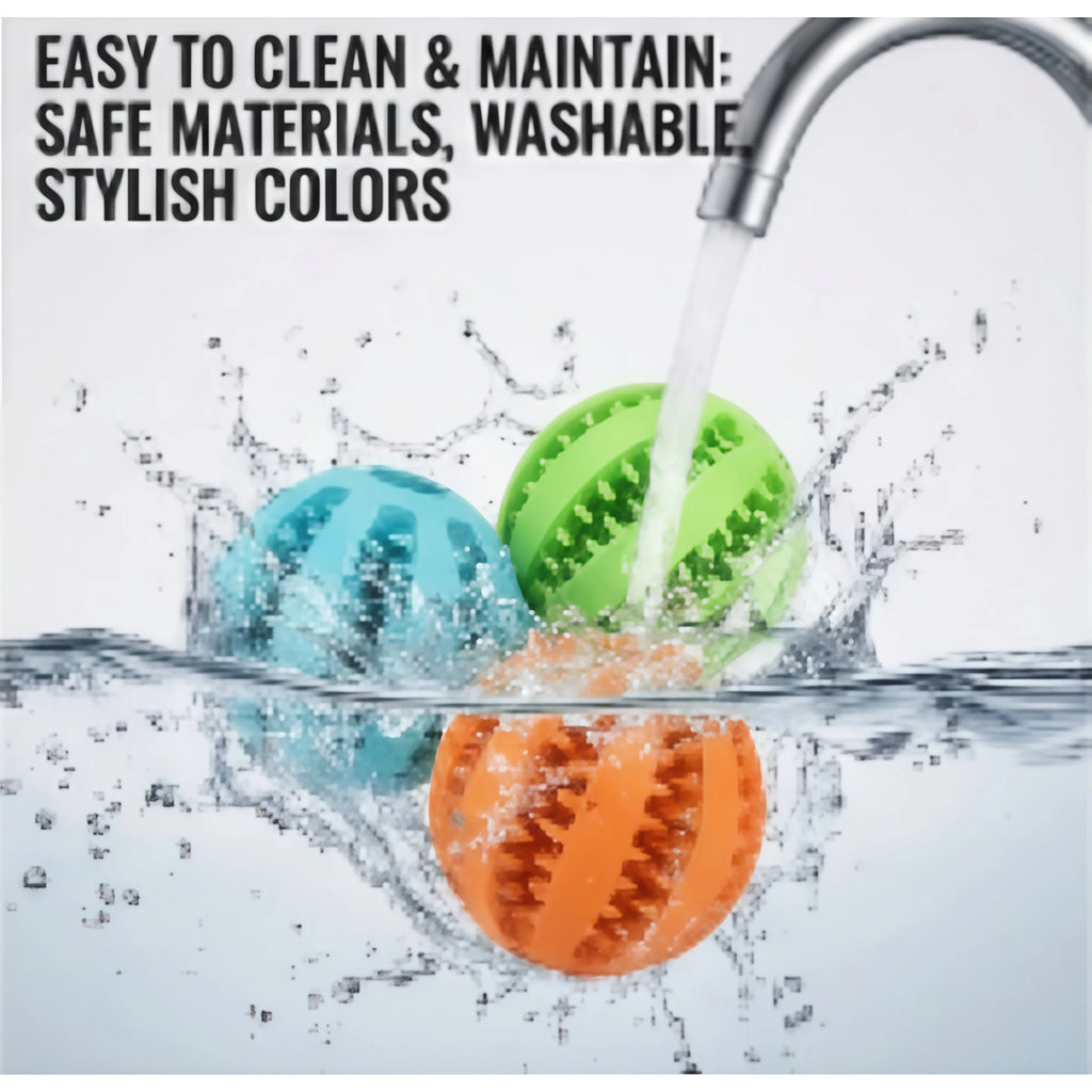 Durable Braided Rope Dog Chew Toy Ball - Dental Cleaning & Treat Dispenser