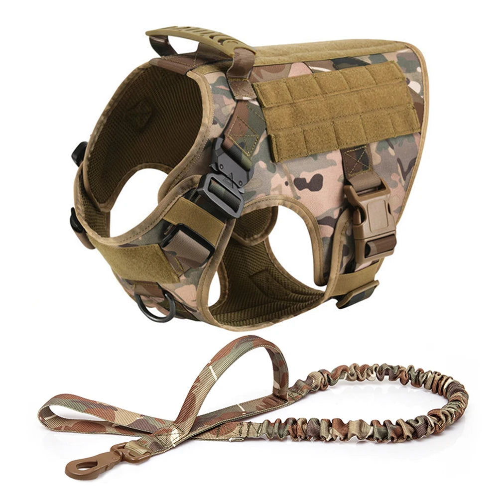 Large Dog Harness And Leash Training Walking Vest Dog Harness And Collar For Medium Large Dogs