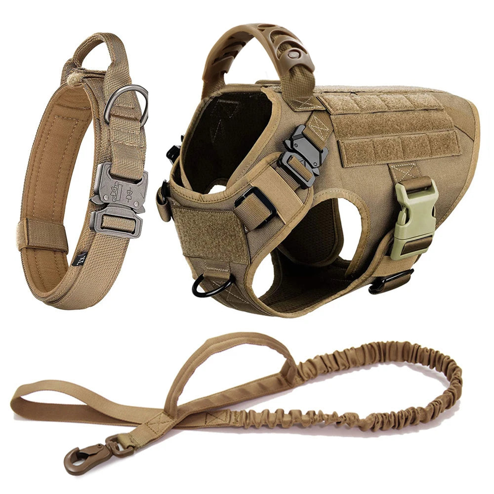 Large Dog Harness And Leash Training Walking Vest Dog Harness And Collar For Medium Large Dogs