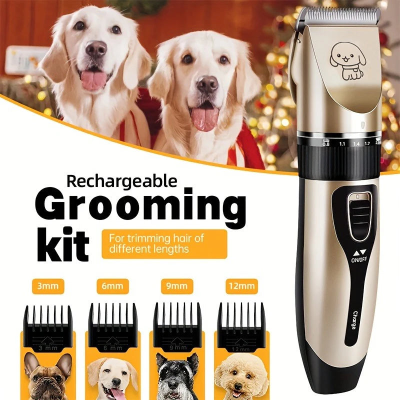 Pet Hair Trimmer Kit Electric Precision Clippers Perfect for Professional Grooming at Home